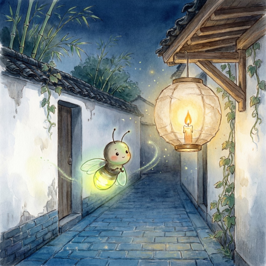 小萤火虫飞进小巷